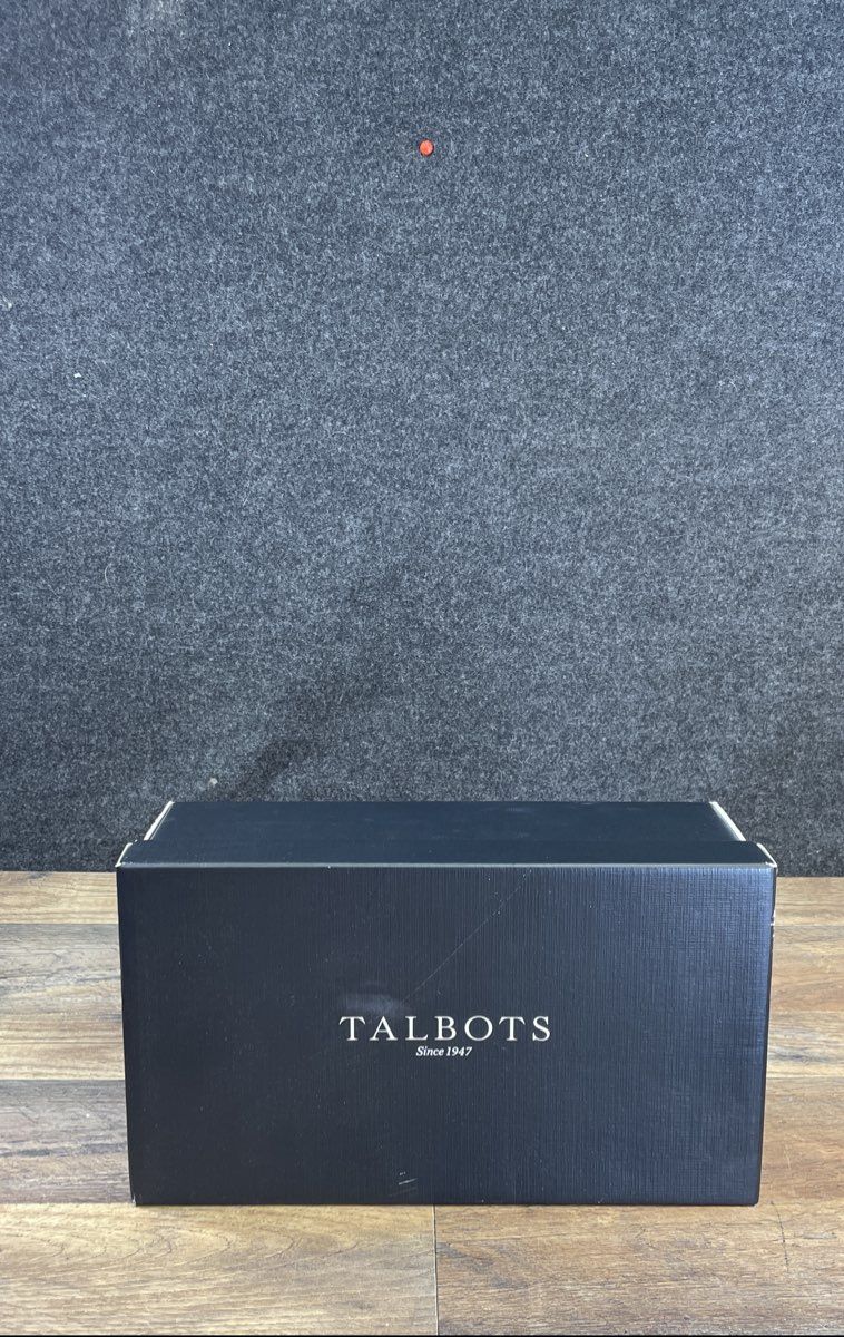 Talbots Edison Bamboo Ring Indigo Blue Striped Pointed Toe Flats Size 8M