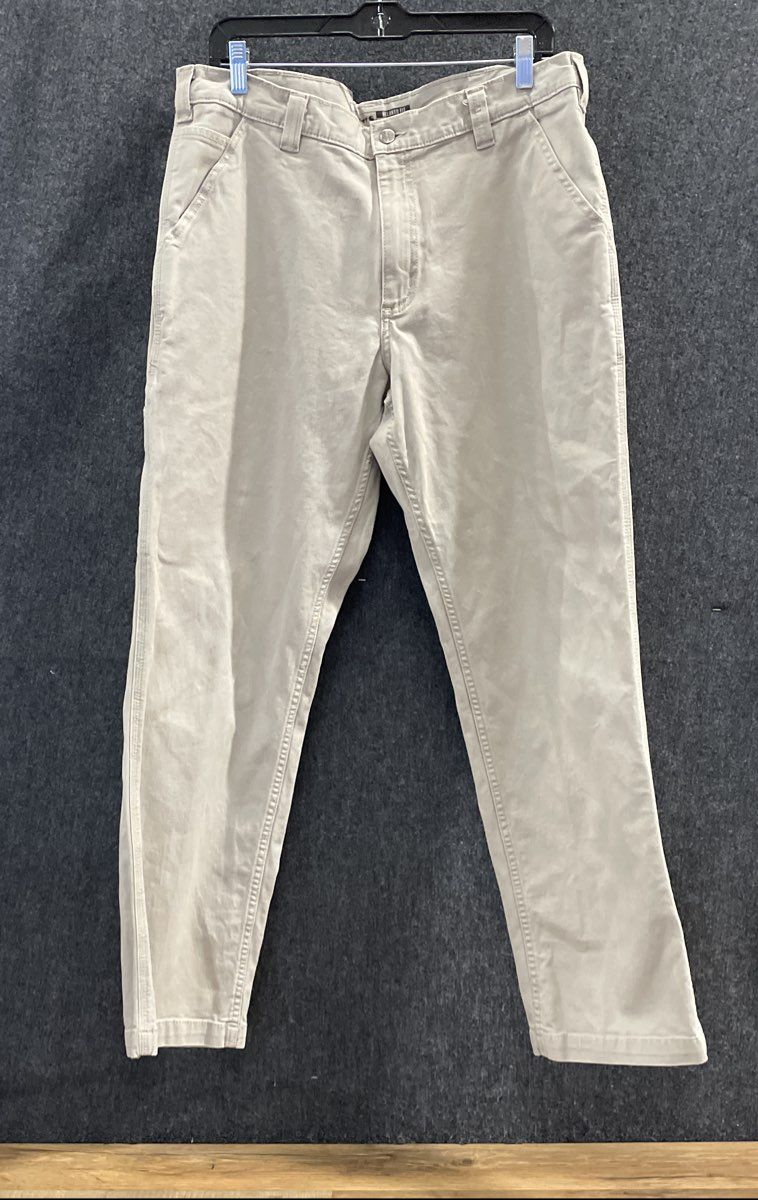 Carhartt Men's Khaki Rugged Flex Rigby Five-Pocket Relaxed Fit Pants Sz 36x32