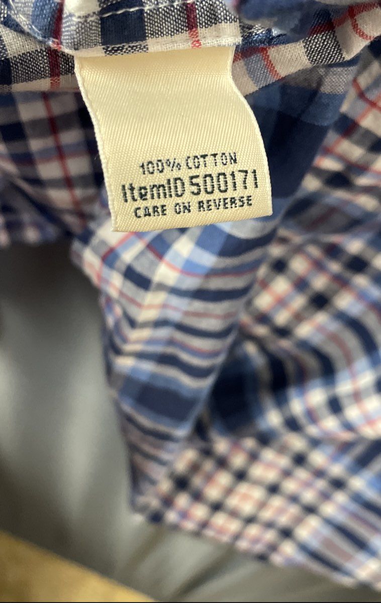 L.L. Bean Women's Long Sleeve Plaid Button Down Shirt Blue Red Sz XL