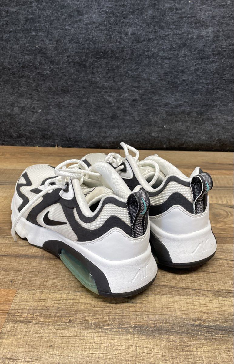 Nike Air Max 200 White Black Anthracite Teal Women's Sneakers Size 7