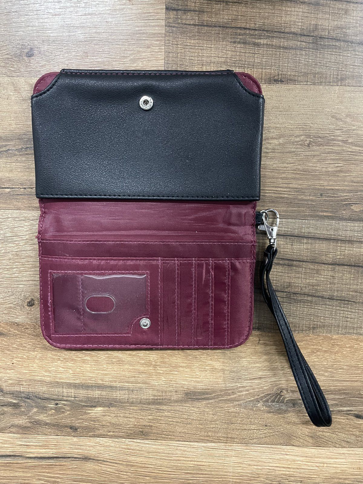 Naruto Shippuden Akatsuki Itachi Uchiha Red Cloud Wristlet Wallet Long Purse