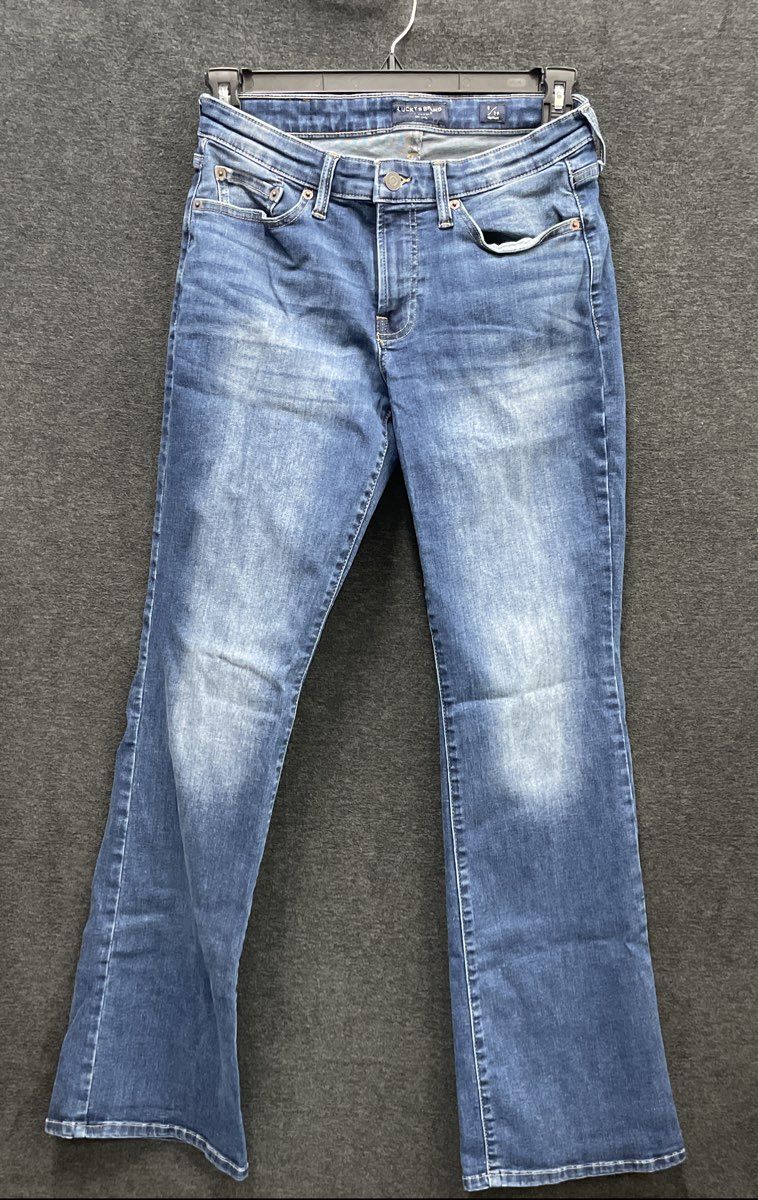 Lucky Brand Women's Blue Sweet Boot Medium Wash Bootcut Jeans Sz 8 / 29 Regular