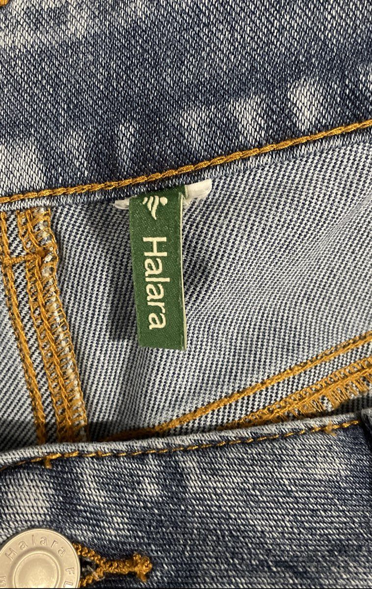 Halara Women's Blue Straight Leg High Rise Jeans Size M