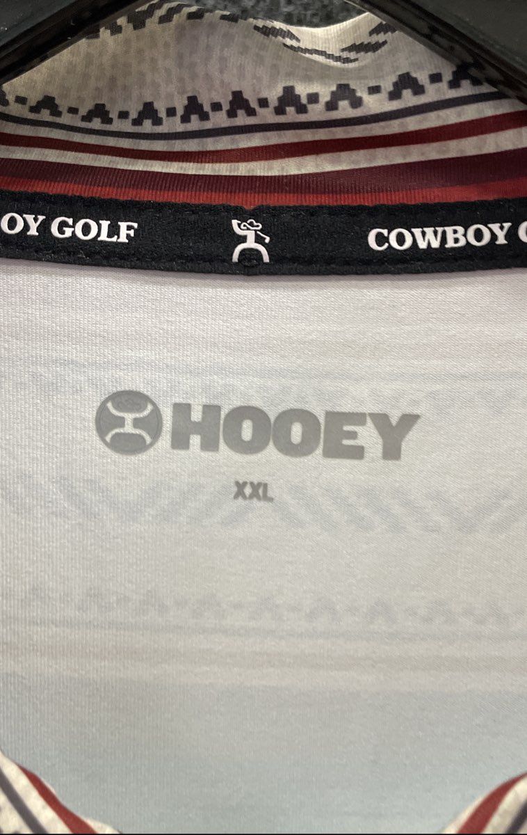 Hooey Men's Cowboy Golf Polo Shirt Multicolor Striped Southwestern Sz XXL