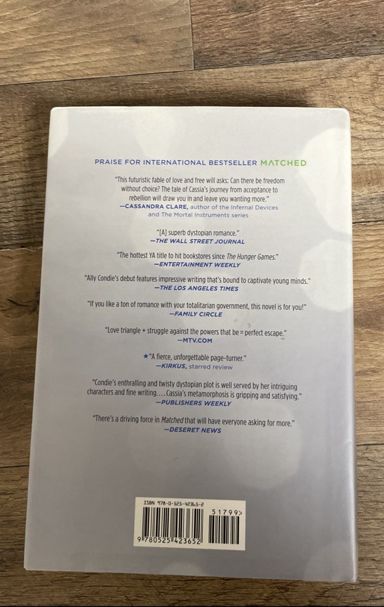 Ally Condie Matched Complete Trilogy 3 Book Lot Crossed Reached Young Adult YA