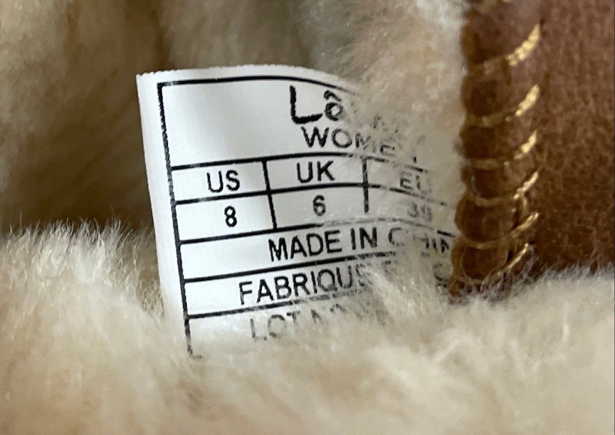 LaMO Women's Faux Fur Trim Winter Boots Chestnut Size 8 NWT