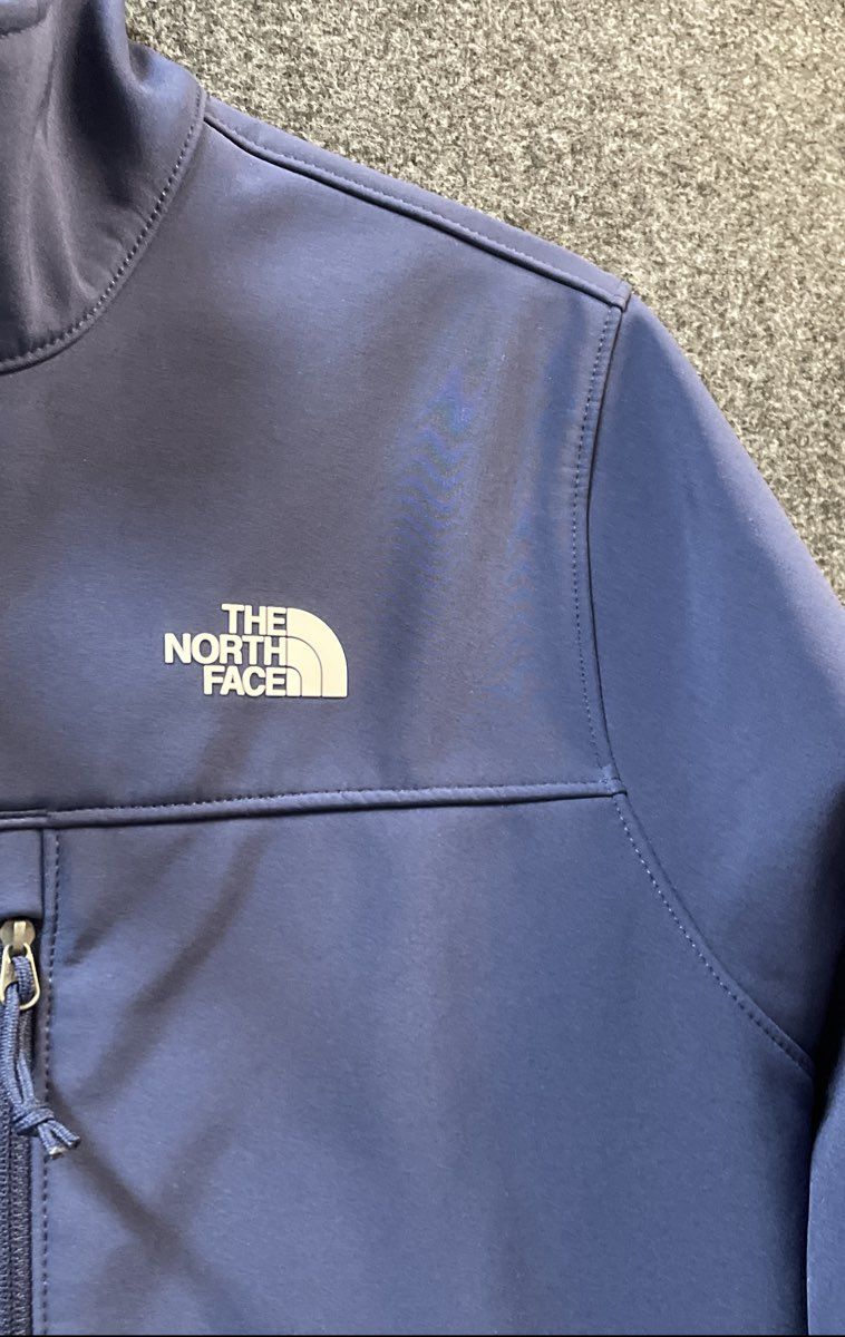 The North Face Women's Apex Bionic Softshell Navy Blue Full Zip Jacket Sz M