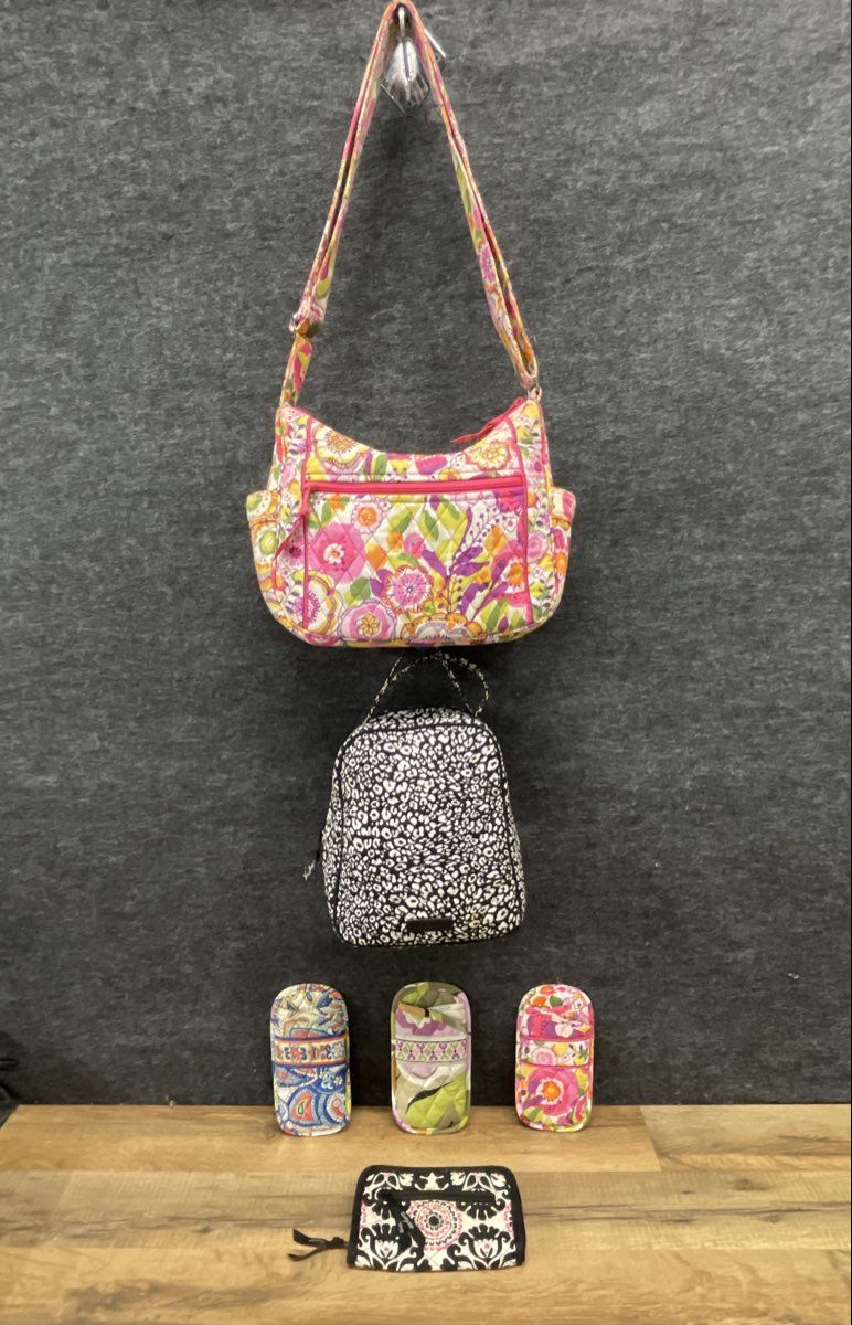 Vera Bradley Thirty One Handbag Backpack Wallet Pouch Floral Lot of 7 Pieces