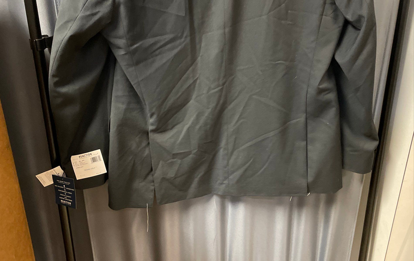 Kenneth Cole Reaction Men's Gray Techni-Cole Ready Flex Suit Coat Sz 48L NWT