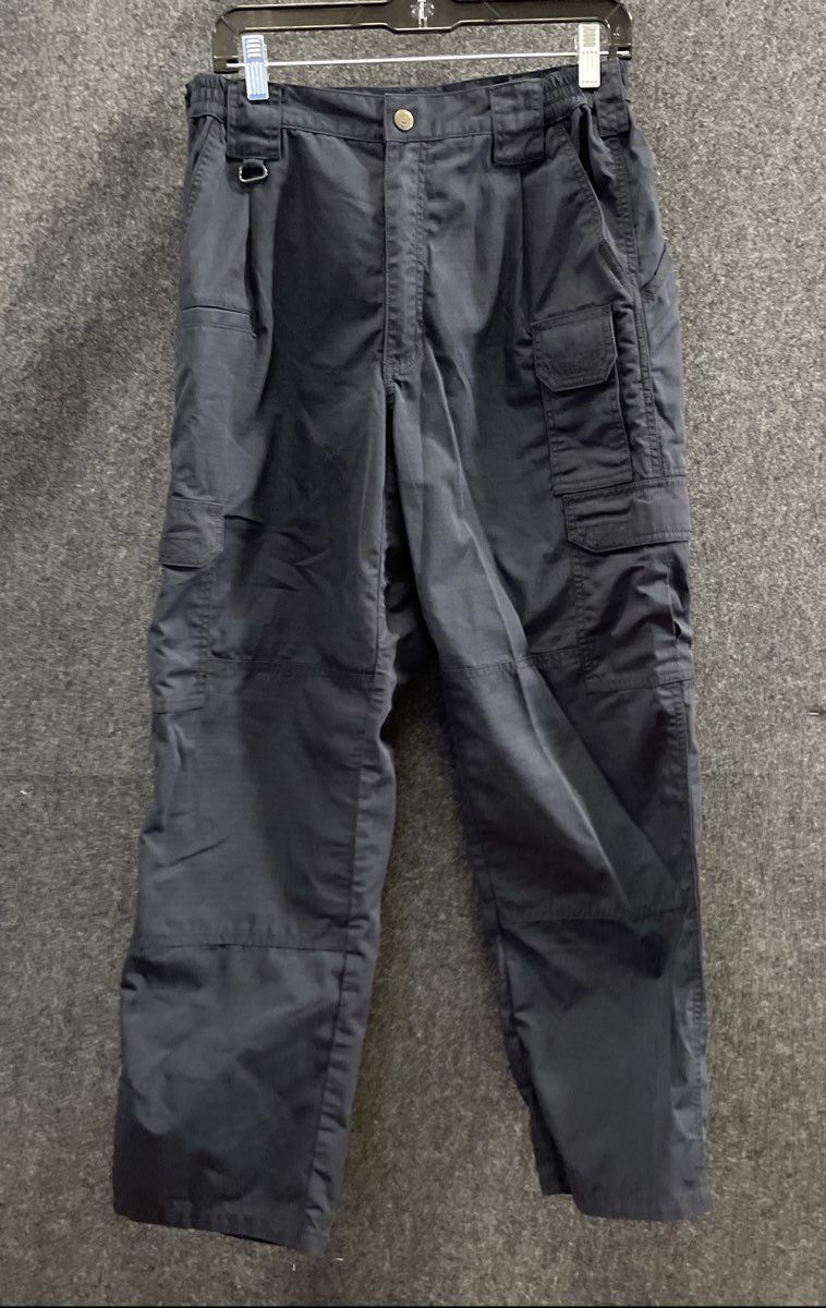 5.11 Tactical Men's Dark Blue Ripstop Cargo Utility Trousers Pants Sz 32x30