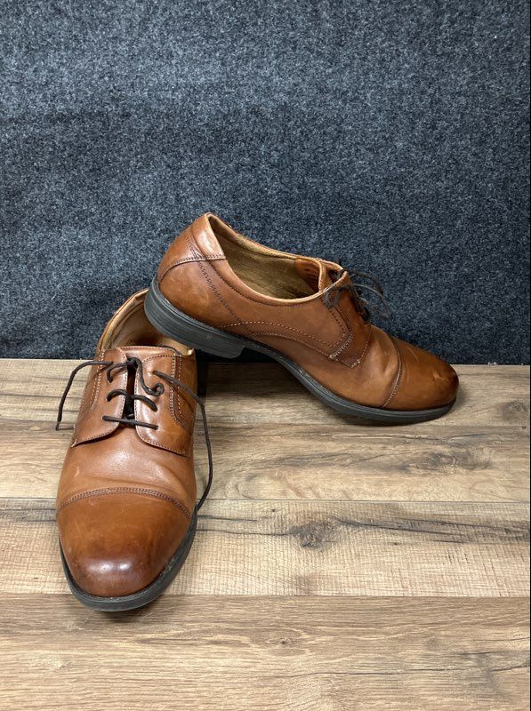 Florsheim Midtown Cap Toe Oxford Cognac Leather Men's Shoes Size 12 D
