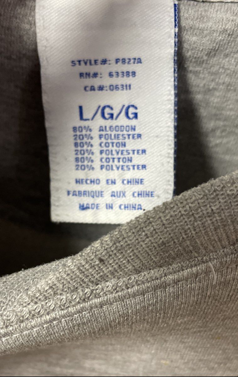 Vintage 90s Puma Washington Redskins NFL Crew Neck Sweatshirt Gray Sz L