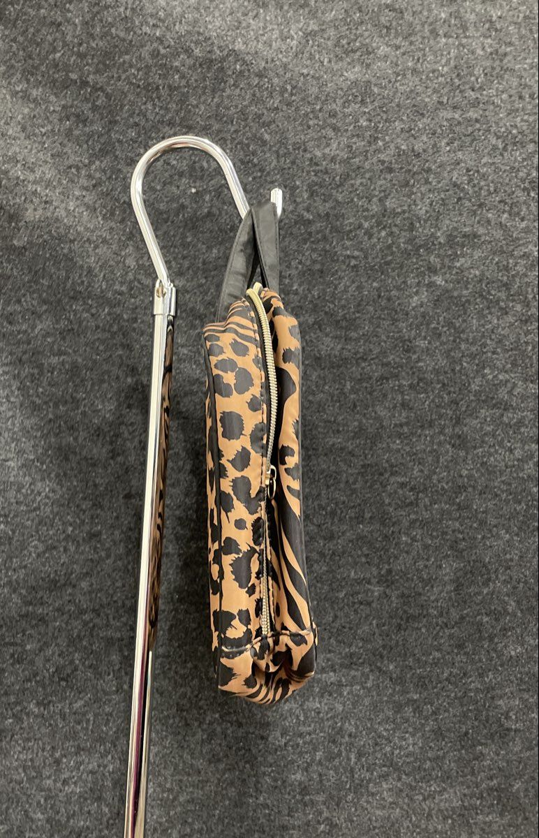 Jessica Simpson Mixed Animal Print Cheetah Zebra Large Fabric Tote Handbag Bag
