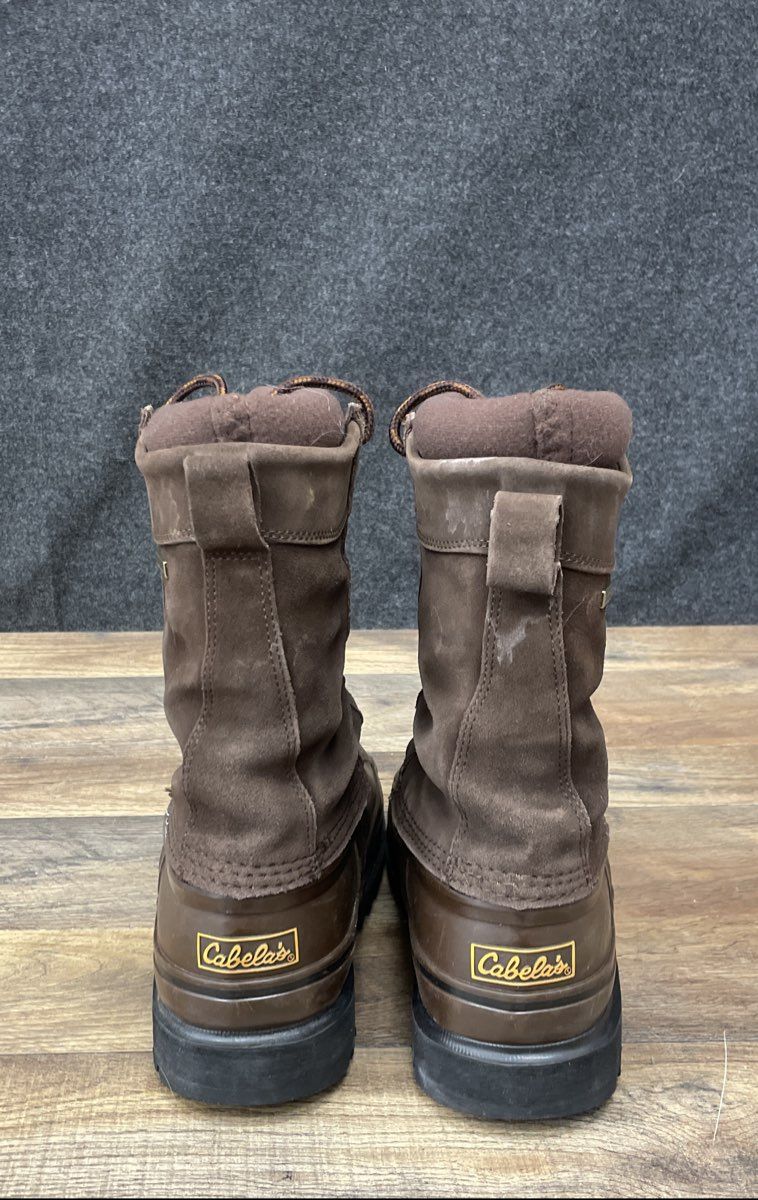 Cabela's Thinsulate Ultra Insulated Brown Leather Duck Pac Boots Size 9