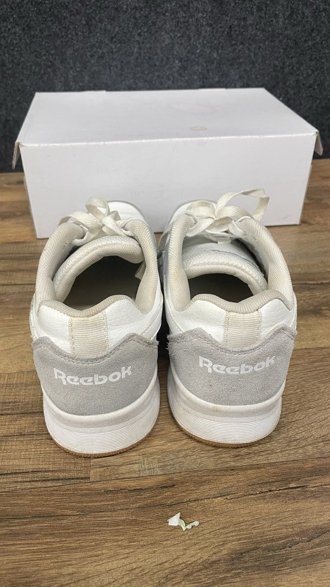 Reebok Court Advance White Grey Gum Low Top Sneakers Women's Size 8.5