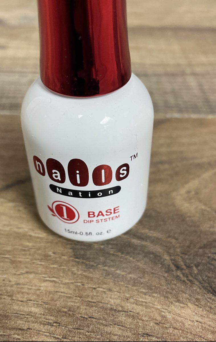 Nails Nation Dip System Liquid Set Base Activator Top Coat 0.5oz New Lot of 3