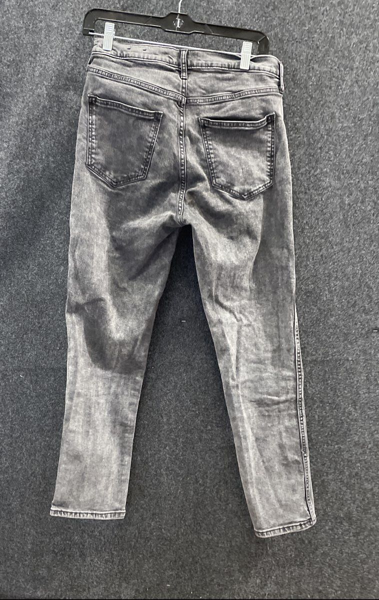 Gap Women's Grey High Rise Vintage Slim Button Fly Jeans Sz 8/29