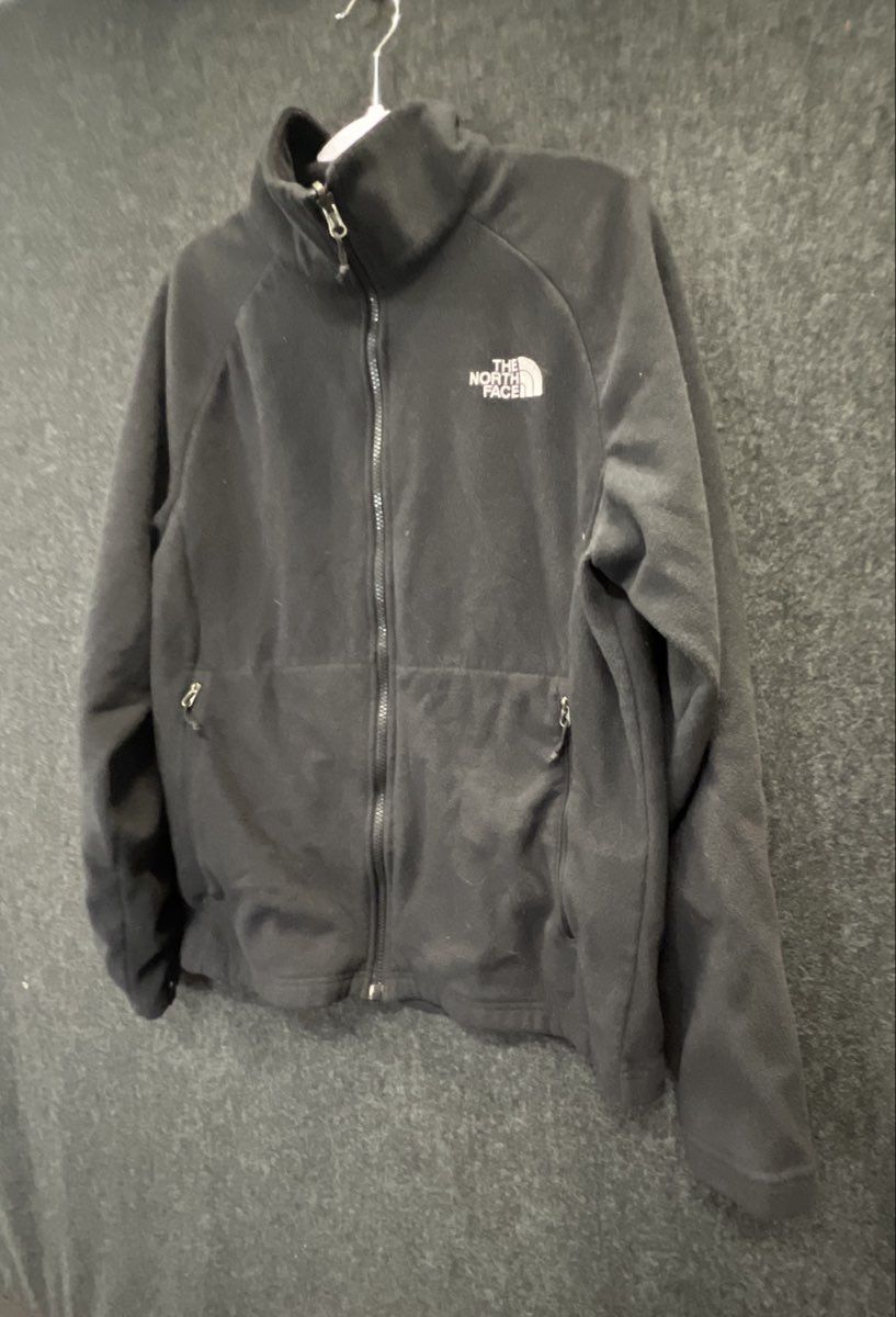 The North Face Men's Black TKA Glacier Full Zip Fleece Jacket Sz S