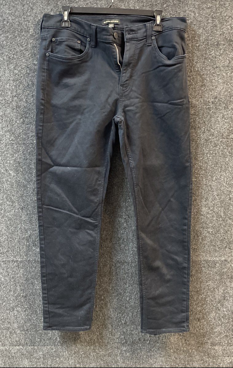 Banana Republic Men's Black 5-Pocket Stretch Twill Jeans Pants Sz 34x32