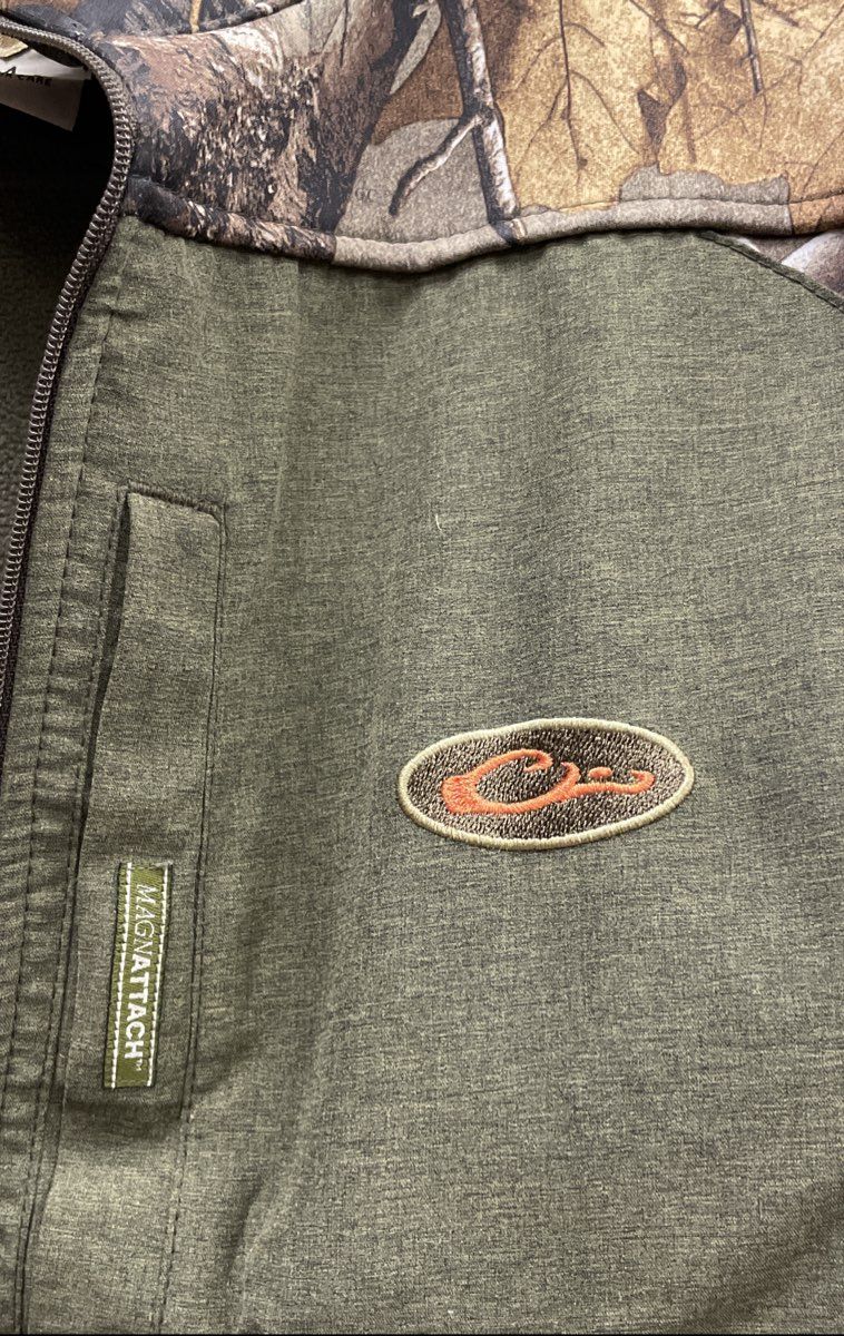 Drake Non-Typical Men's Pullover Realtree Xtra Camo Fleece 1/4 Zip Sz M