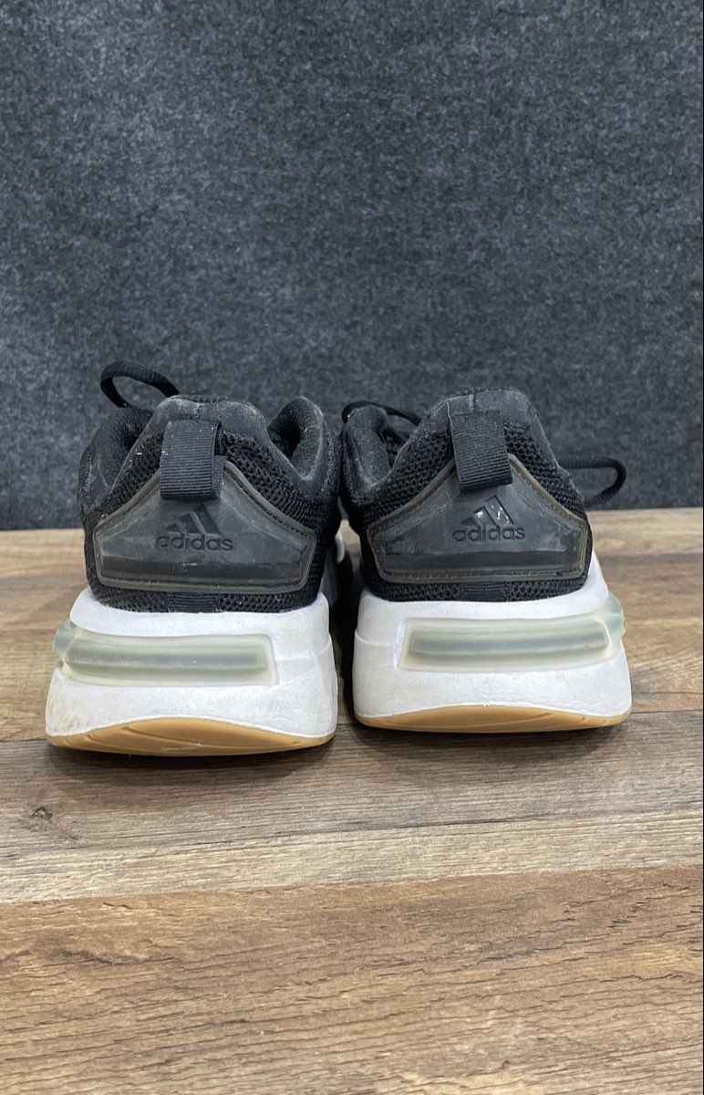 Adidas Questar Flow Cloudfoam Black Gum Sole Mesh Sneakers Size 8.5