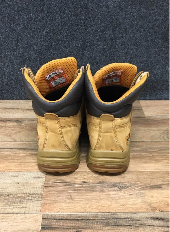 Timberland Pro Titan 99525 Wheat Nubuck Safety Toe Work Boots Men's Size 10.5