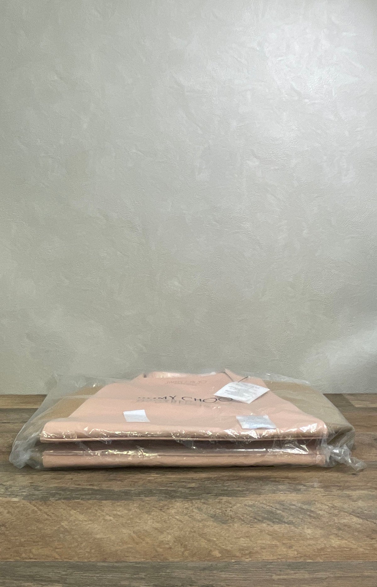Jimmy Choo Parfums Pink Gold Glitter Tote Bag Handbag New in Plastic Promo