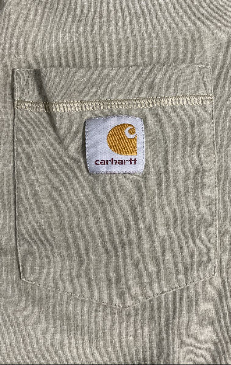 Carhartt Men's Relaxed Fit Force Midweight Pocket T-Shirt Lot of 2 Green Tan M