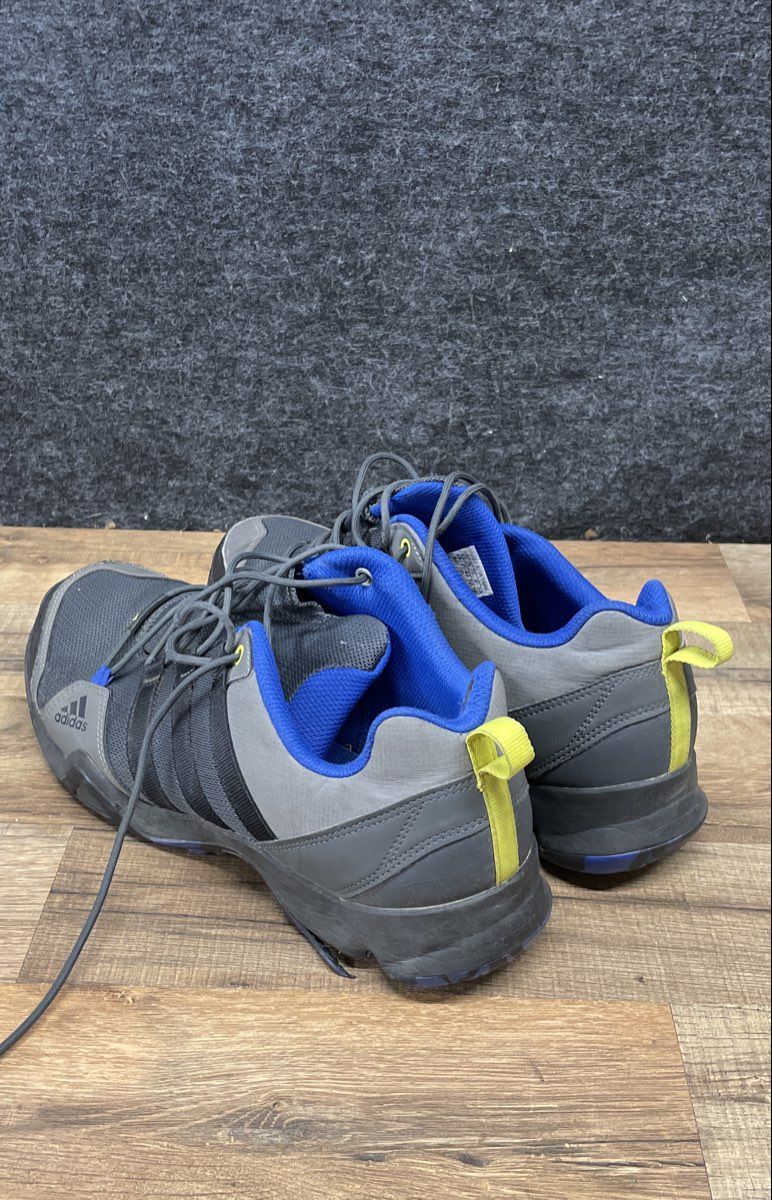 Adidas Terrex Eastrail 2.0 Grey Black Blue Hiking Trail Shoes Men's Size 11.5