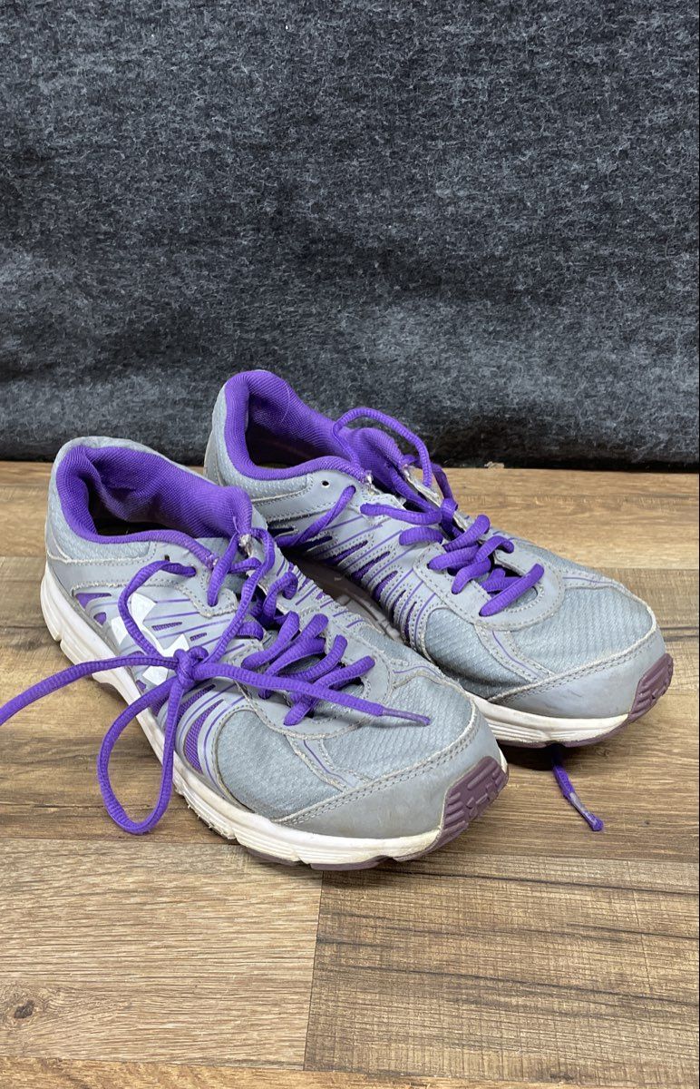Under Armour Micro G Assert 6 Gray Purple Running Sneakers Women's Size 9