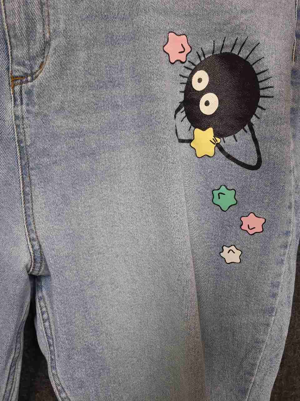 Her Universe Women's Spirited Away Soot Sprite Studio Ghibli Blue Jeans Sz 18