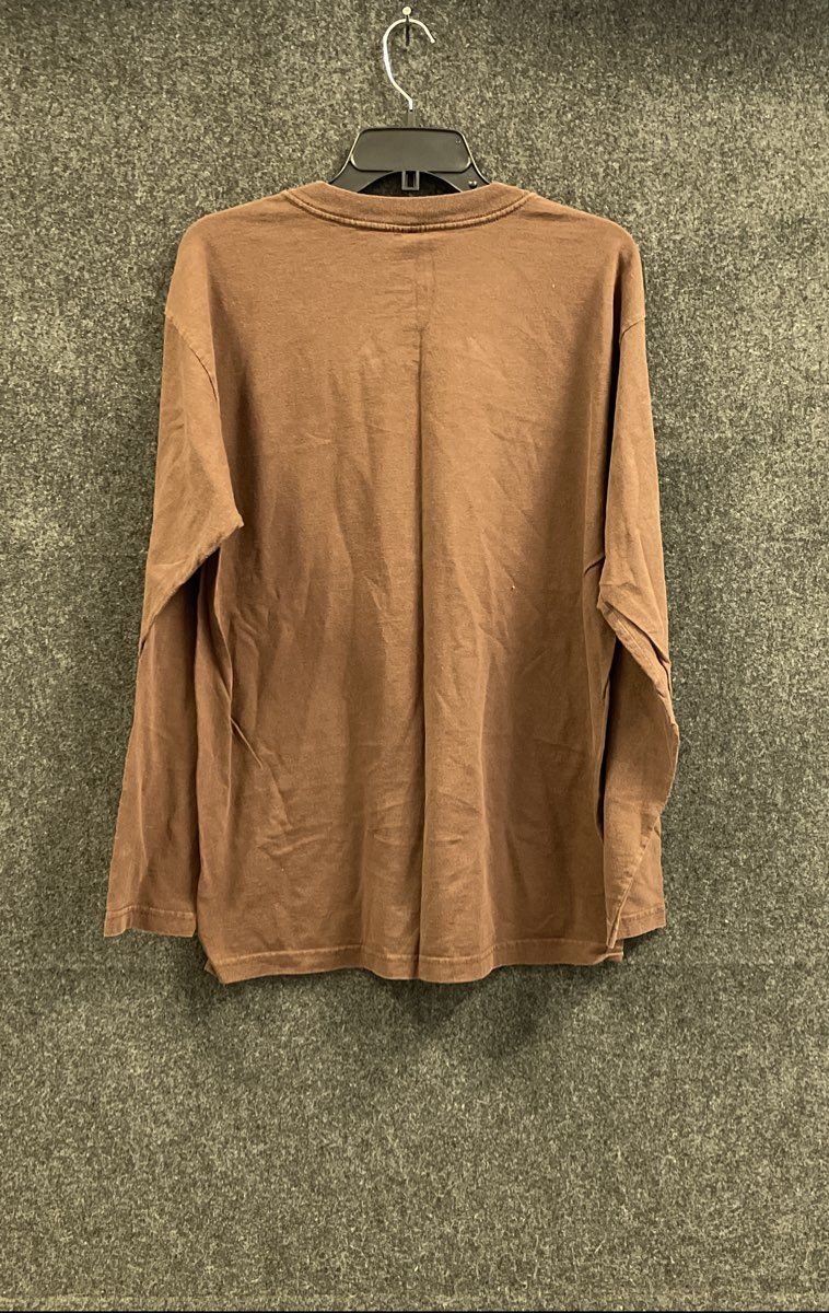 Aeropostale Men's Brown Vintage Y2K Winged Graphic Long Sleeve Shirt Sz L