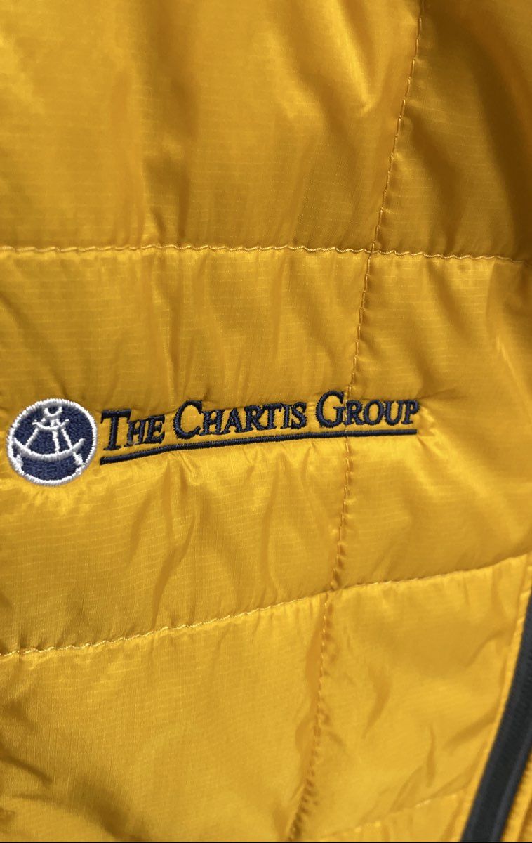 L.L. Bean Men's PrimaLoft Packaway Puffer Vest Yellow Insulated Full Zip Sz L
