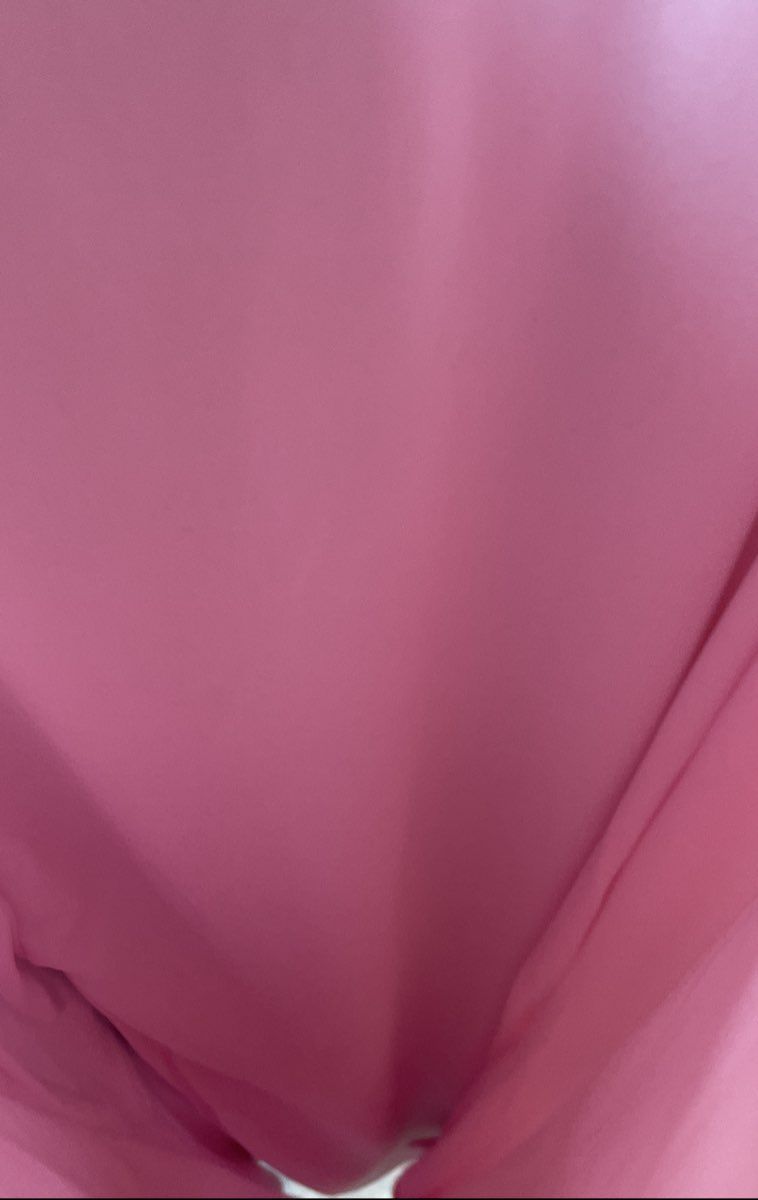 Fashion Nova Women's Pink Tie Shoulder High Slit Maxi Dress Sz XS NWT