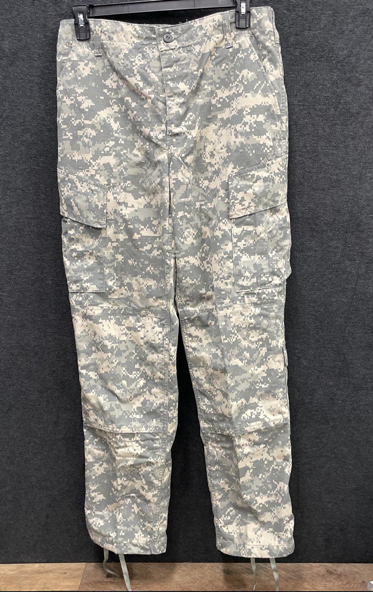 US Army Men's ACU Digital Camo Army Combat Uniform Trousers Insect Guard Med Reg