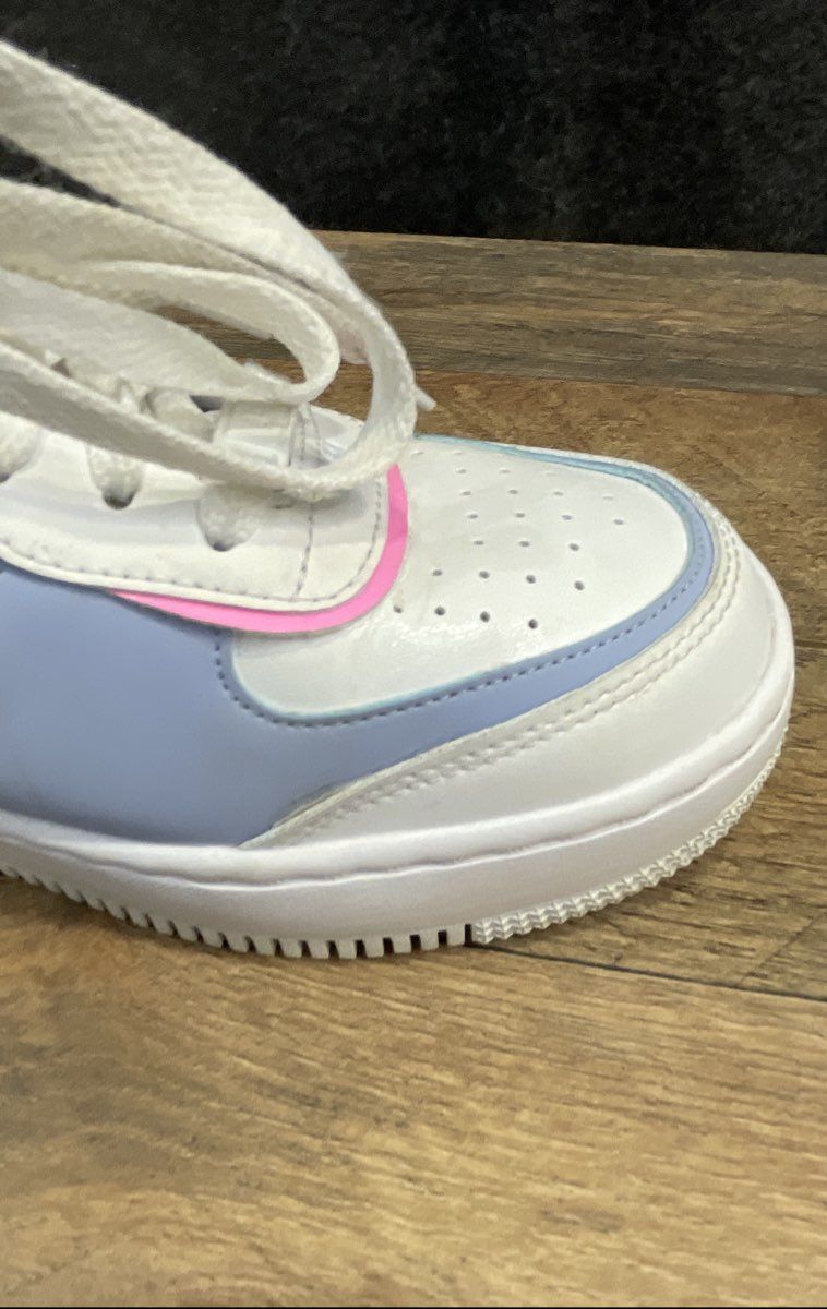 Nike Air Force 1 Shadow White Black Pastel Women's Size 8