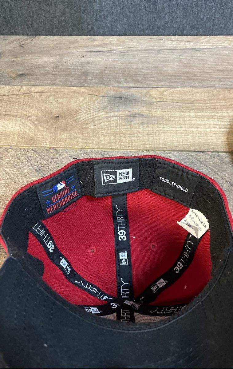New Era Washington Nationals Toddler 39THIRTY MLB Hat Cap Lot of 2 Red Navy