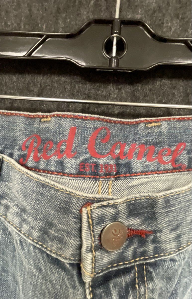 Red Camel Men's Original Straight Jeans Light Hawk Wash NWT Denim Sz 38x32
