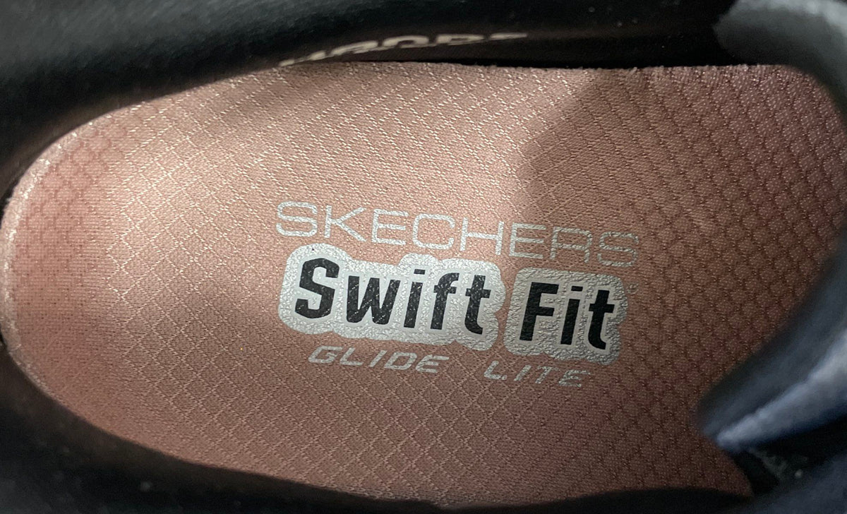 Skechers Hands Free Slip-ins Swift Fit Glide Lite Black Women's Size 9 Sneaker