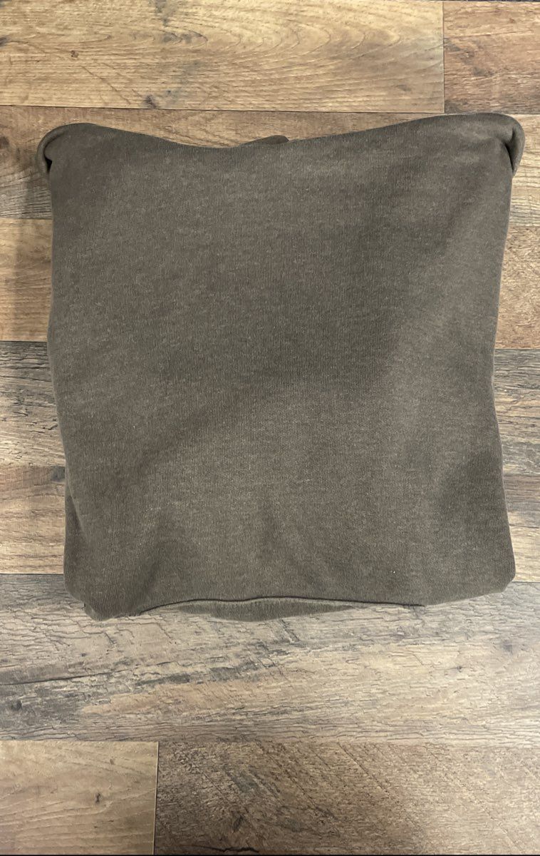 Carhartt Men's Brown Original Fit Pullover Hoodie Sleeve Graphic Logo Sz XL