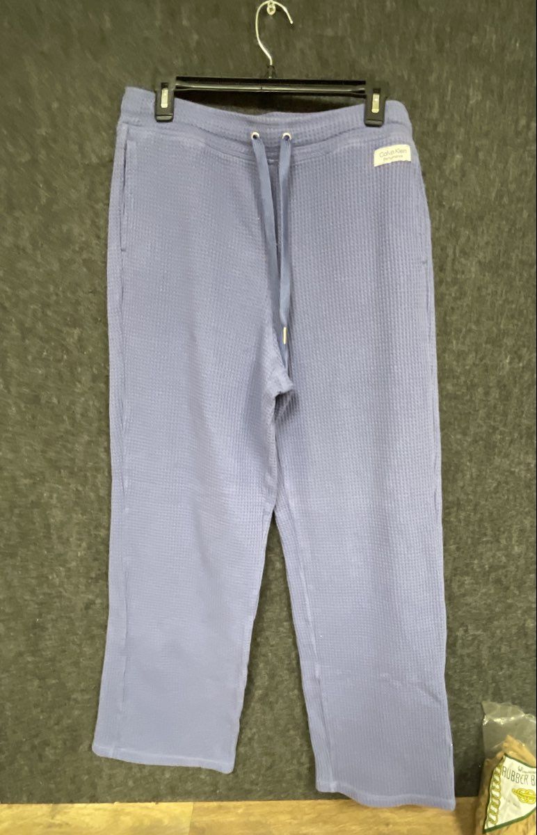 Calvin Klein Performance Women's Lavender Waffle Knit Lounge Pants Size L