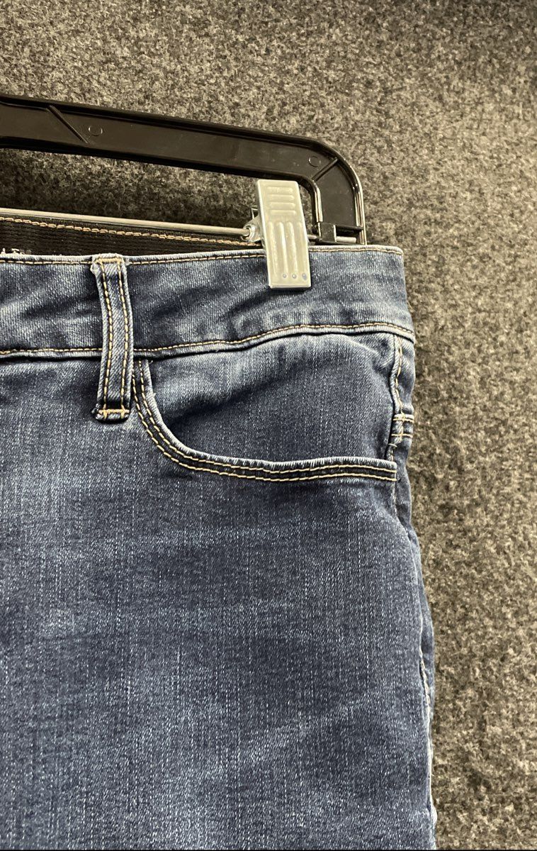 White House Black Market Women's Blue Skinny Jeans Medium Wash Stretch Sz 6R