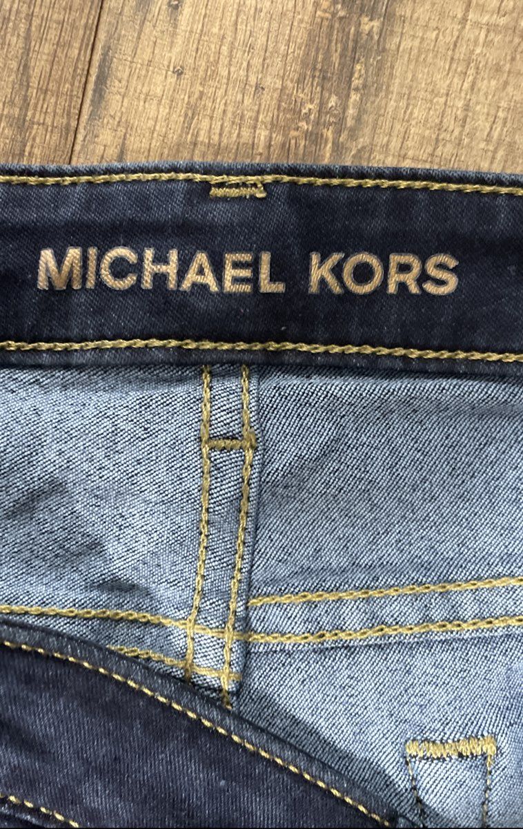 Michael Kors Women's Dark Blue Izzy Skinny Stretch Jeans Sz 8