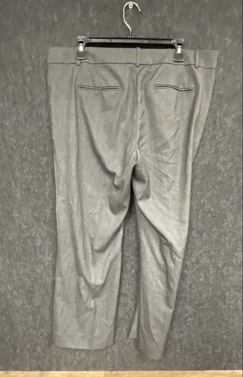 Ann Taylor Women's Gray Devin Fit Dress Pants Trousers Size 14