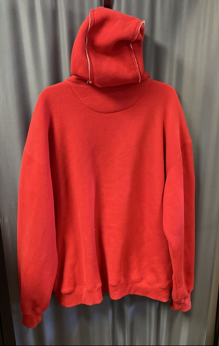 Stitches Men's Philadelphia Phillies Red Waffle Knit Thermal Full Zip Hoodie XL