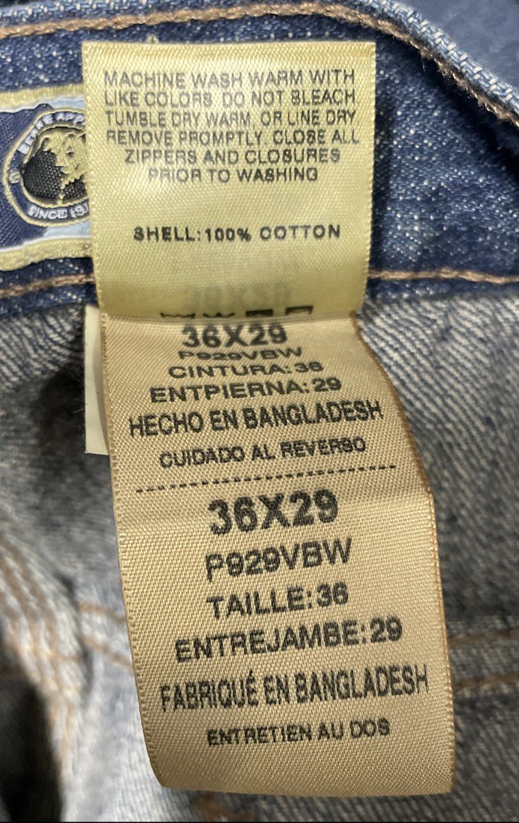 Berne Men's Blue Denim Carpenter Jeans Multi Pocket NWT Sz 36x29 P929VBW