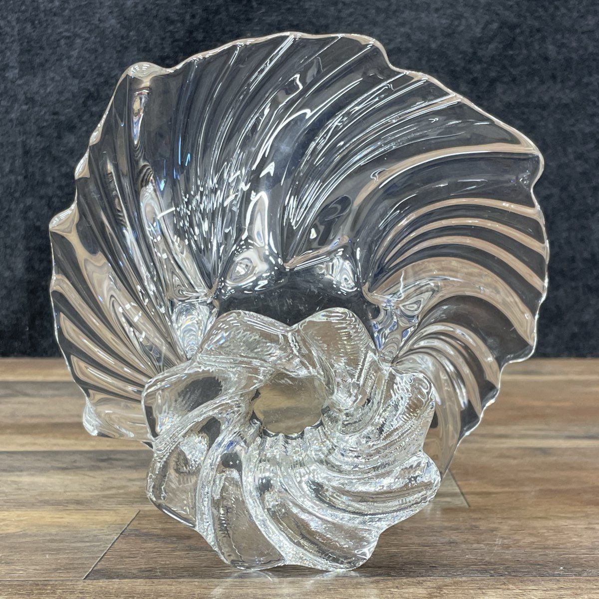 Vintage-Mikasa-Style Footed Crystal Dish