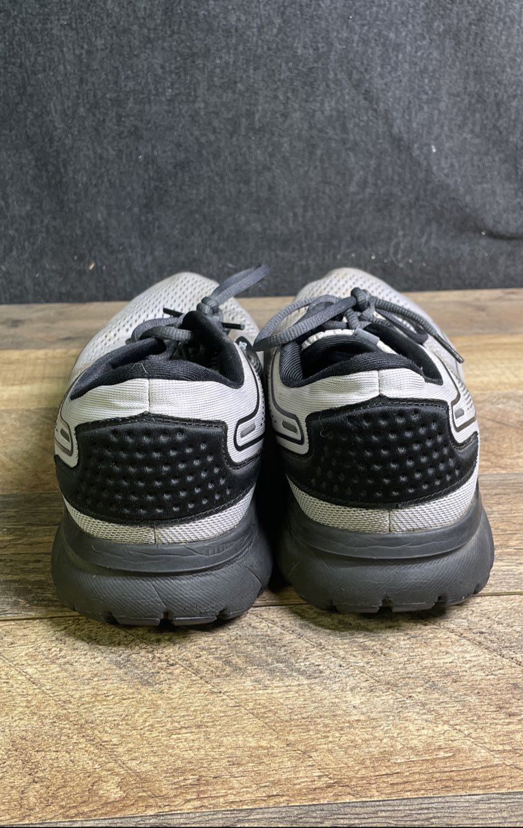 Brooks Trace Grey Black Neutral Running Shoes Men's Size 12 Wide 2E