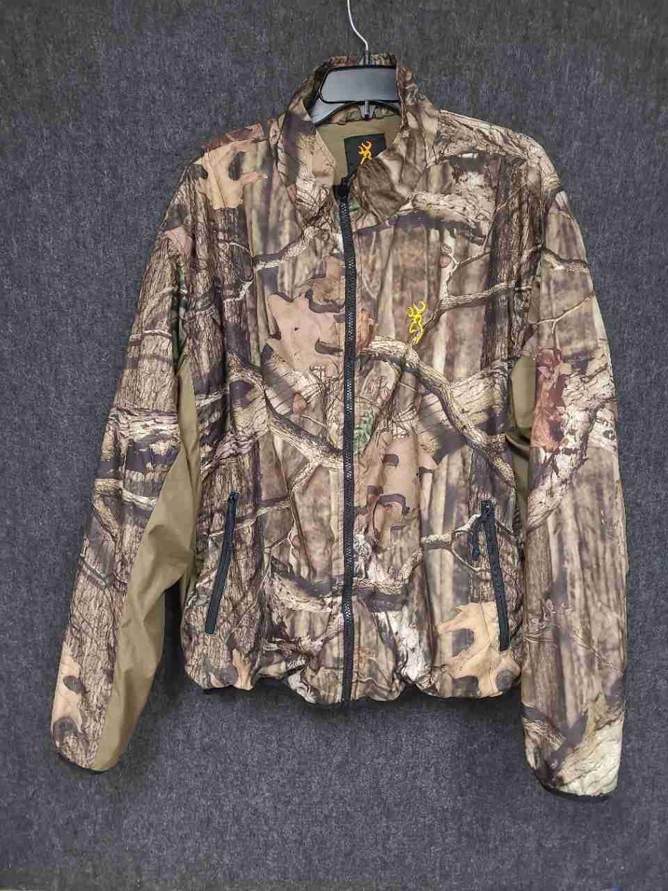 Browning Mossy Oak Break-Up Camo Full Zip Hunting Jacket 304-740 Sz 3XL