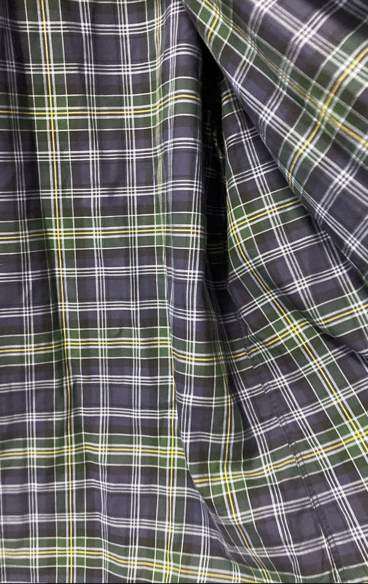 Ralph Lauren Men's Classic Fit Plaid Button Down Shirt Green Blue Size XL